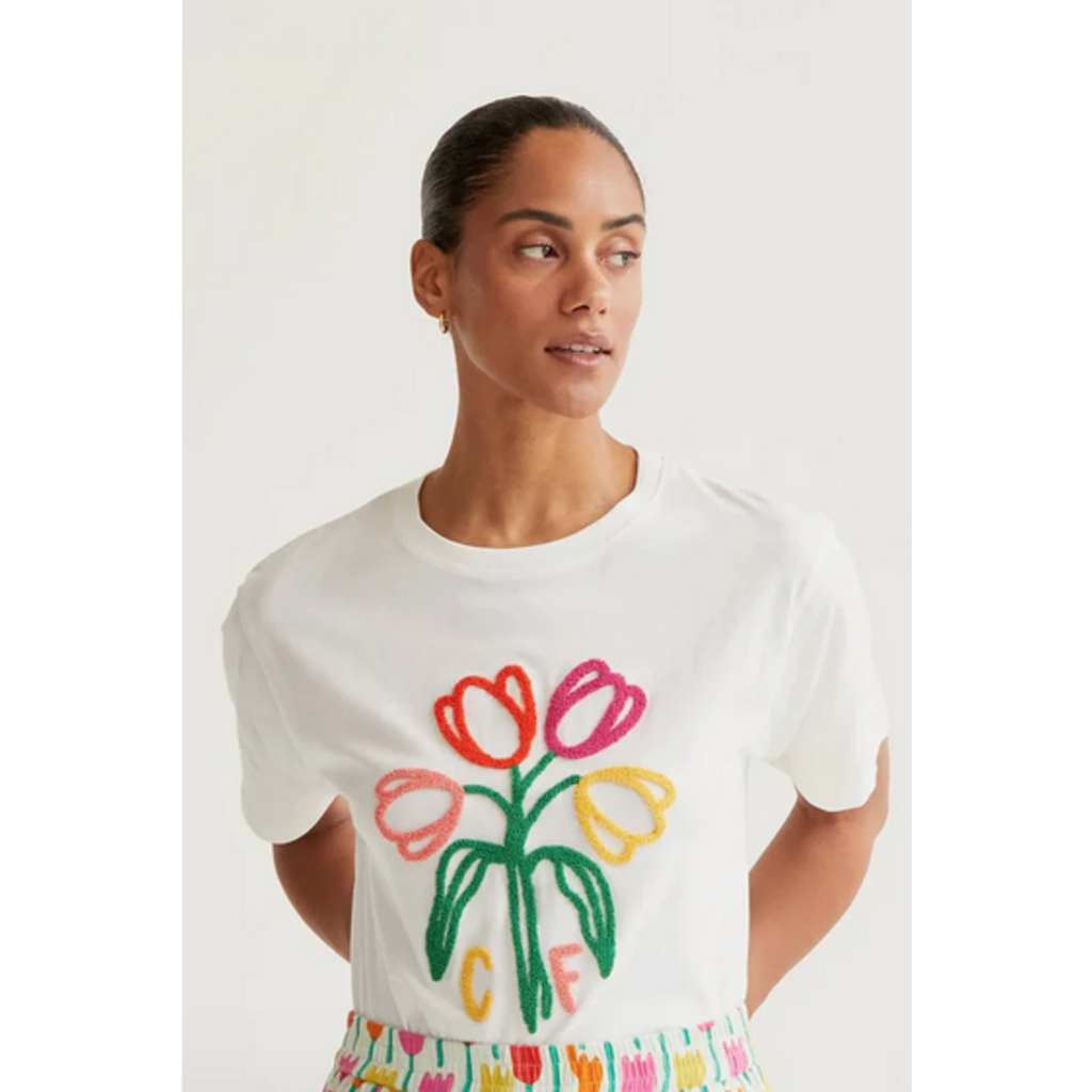 COMPANIA FANTASTICA COMPANIA FANTASTICA 26E 61C/42035 TSHIRT TULIPE