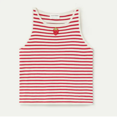 COMPANIA FANTASTICA COMPANIA FANTASTICA 26E 61C/10307 CAMI RED STRIPES