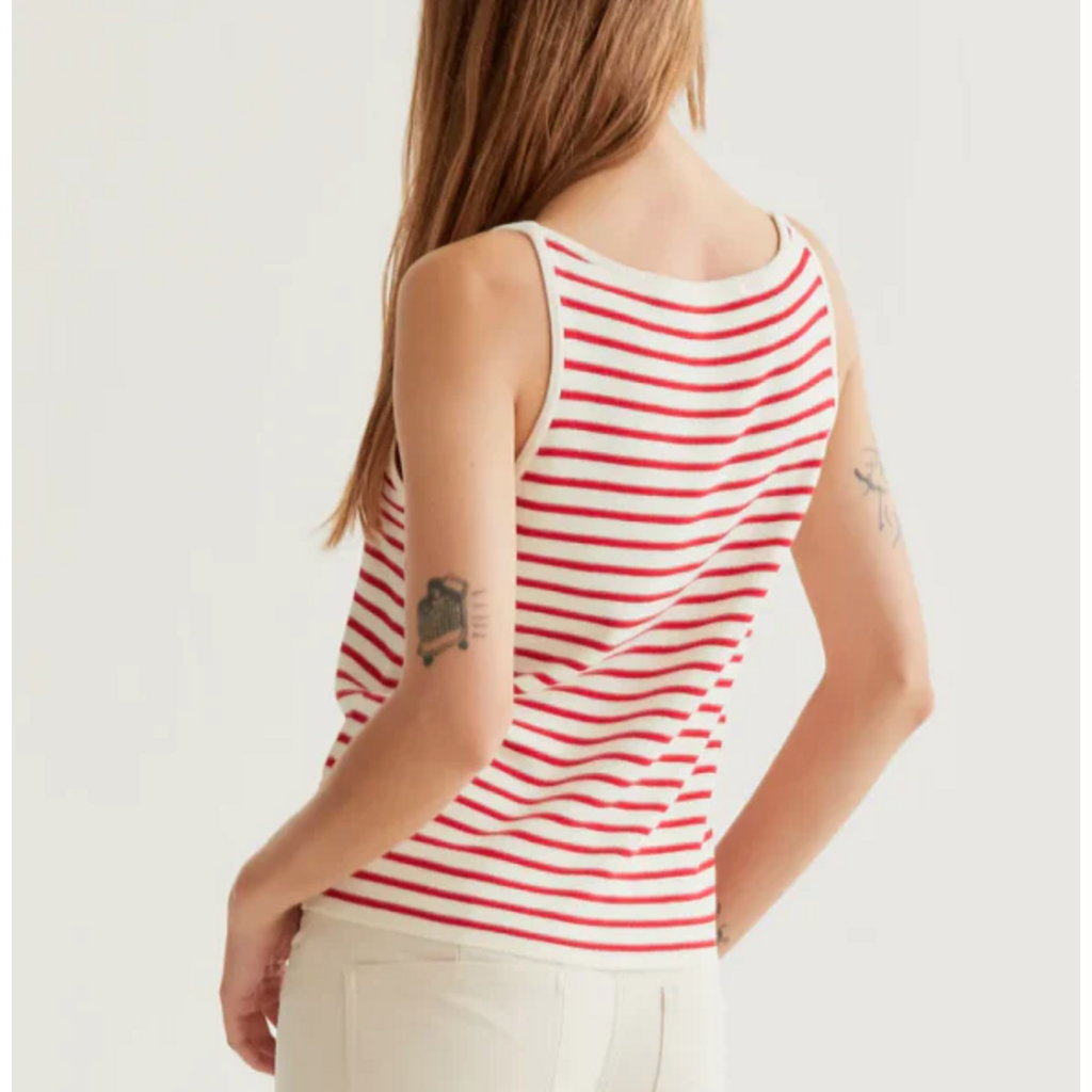 COMPANIA FANTASTICA COMPANIA FANTASTICA 26E 61C/10307 CAMI RED STRIPES