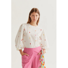 COMPANIA FANTASTICA COMPANIA FANTASTICA 26E 61C/41009 CHEMISE TULIPES ECRU