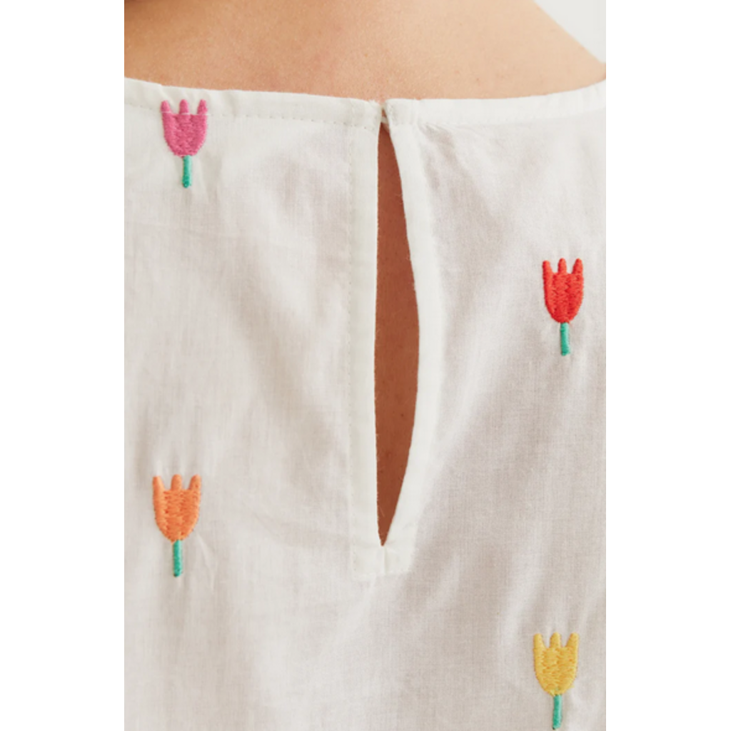 COMPANIA FANTASTICA COMPANIA FANTASTICA 26E 61C/41009 CHEMISE TULIPES ECRU