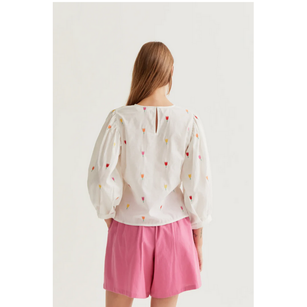 COMPANIA FANTASTICA COMPANIA FANTASTICA 26E 61C/41009 CHEMISE TULIPES ECRU