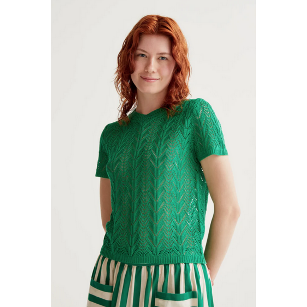 COMPANIA FANTASTICA COMPANIA FANTASTICA 26E 61C/10314 HAUT TRICOT VERT