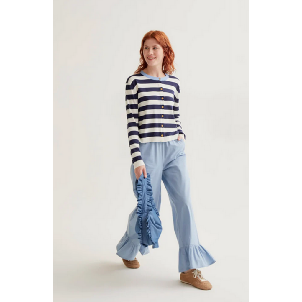 COMPANIA FANTASTICA COMPANIA FANTASTICA 26E 61C/10415 CARDIGAN BLUE STRIPES