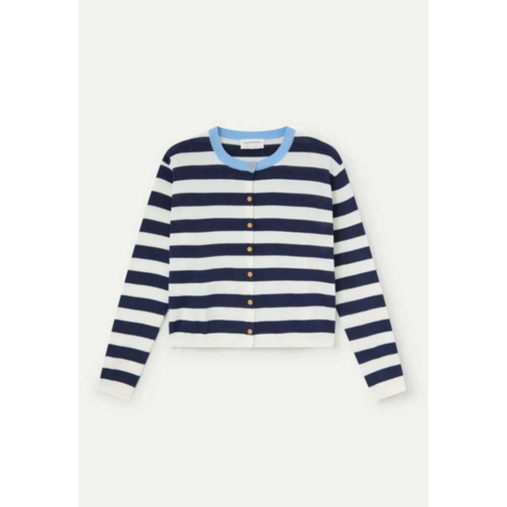 COMPANIA FANTASTICA COMPANIA FANTASTICA 26E 61C/10415 CARDIGAN BLUE STRIPES