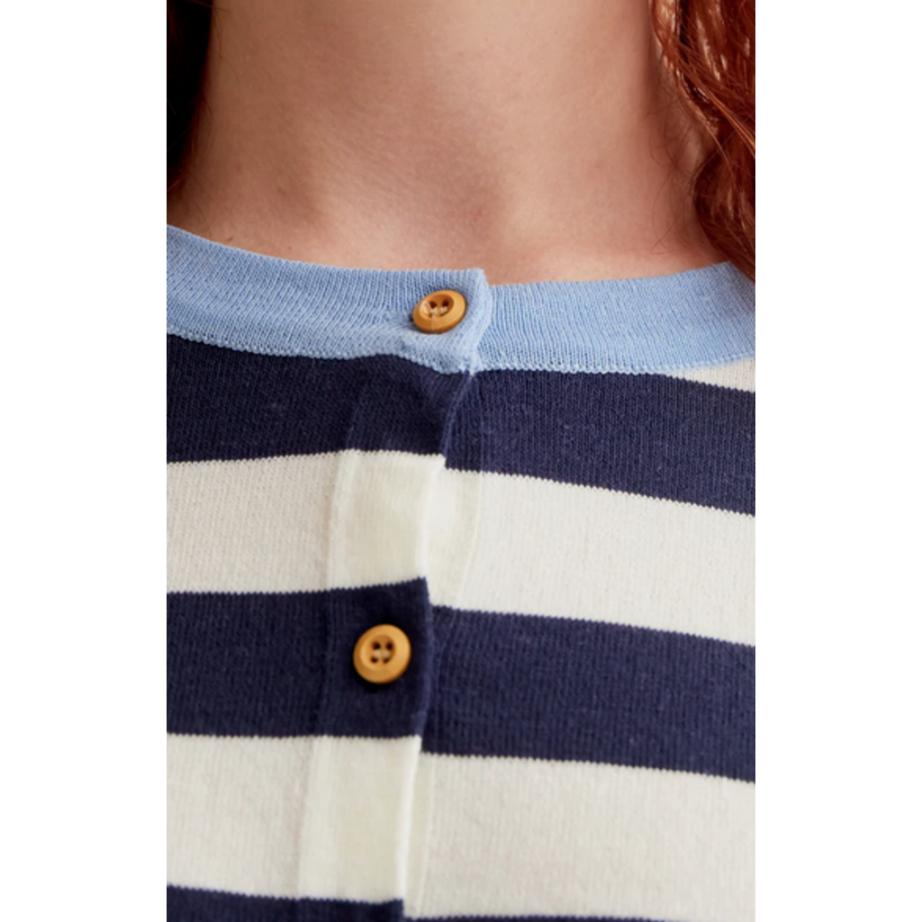 COMPANIA FANTASTICA COMPANIA 26E 61C/10415 CARDIGAN BLUE STRIPES