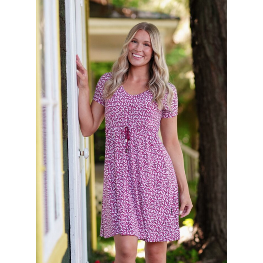 RIEN NE SE PERD TOUT SE CREE RIEN NE SE PERD 26E ROBE SANGRIA FRAMBOISE