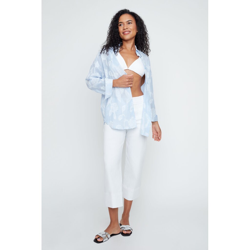 RENUAR RENUAR 26E R5256875 BLOUSE BLUE COMBO