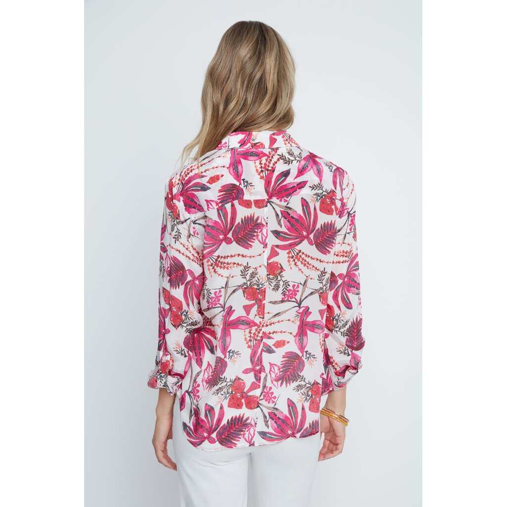 RENUAR RENUAR 26E R5252821 BLOUSE ORCHID COMBO