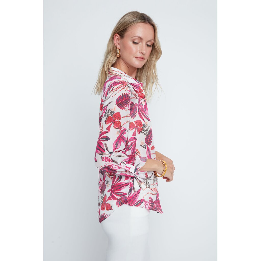 RENUAR RENUAR 26E R5252821 BLOUSE ORCHID COMBO