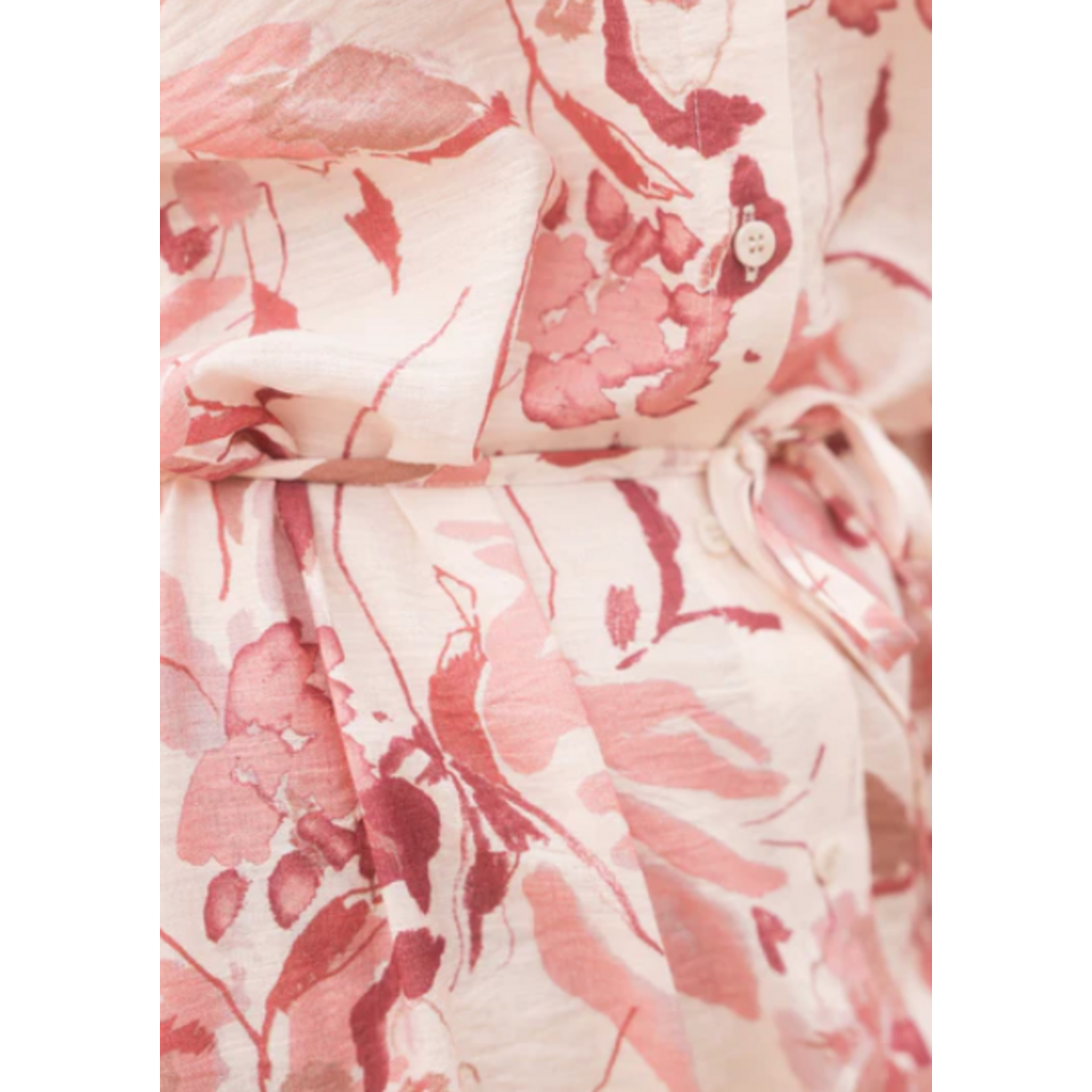 YEST YEST 26E ROBE MAXI KRISTA NATURAL/MULTI