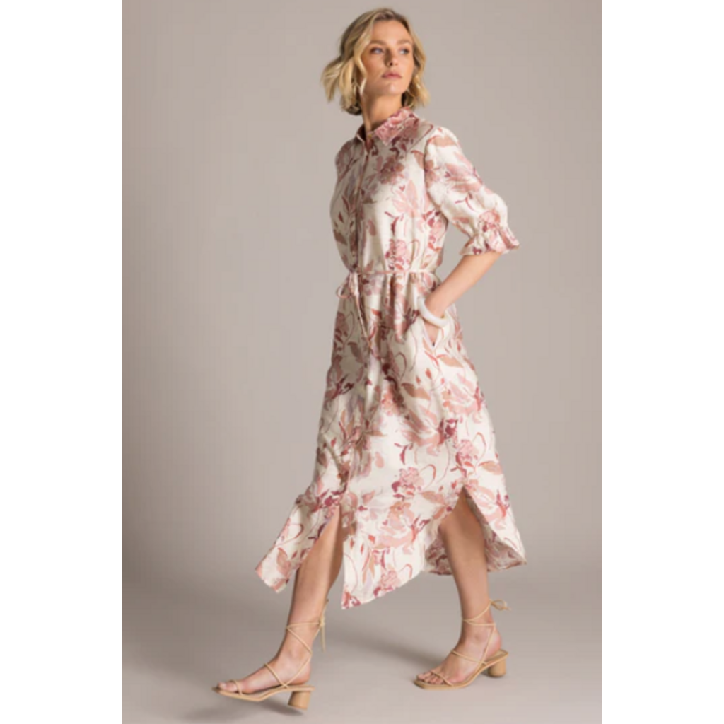 YEST YEST 26E ROBE MAXI KRISTA NATURAL/MULTI