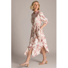 YEST YEST 26E ROBE MAXI KRISTA NATURAL/MULTI