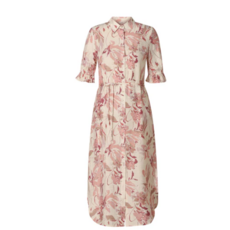 YEST YEST 26E ROBE MAXI KRISTA NATURAL/MULTI