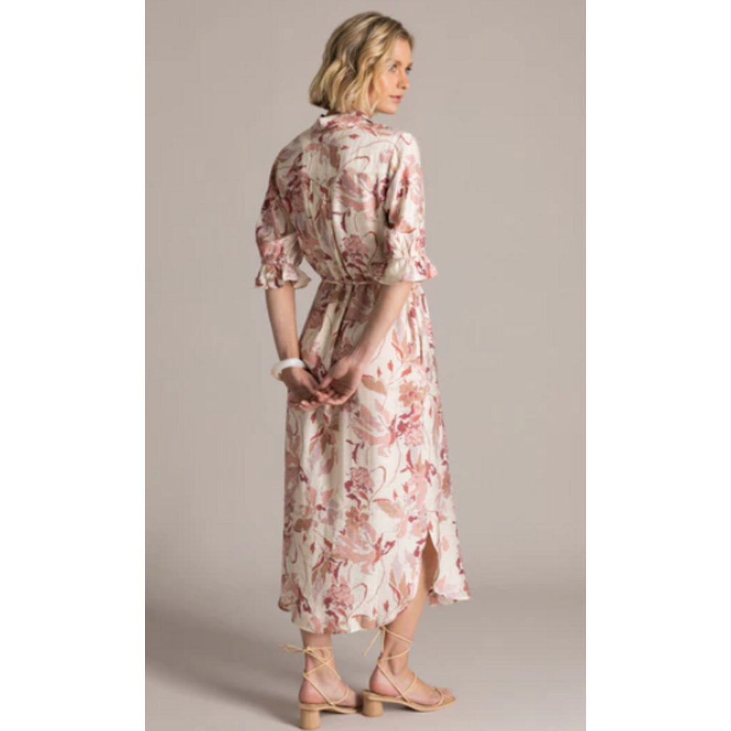 YEST YEST 26E ROBE MAXI KRISTA NATURAL/MULTI