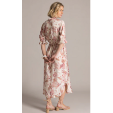 YEST YEST 26E ROBE MAXI KRISTA NATURAL/MULTI