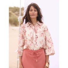 YEST YEST 26E BLOUSE KARLAINE NATURAL/MULTI