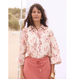 YEST YEST 26E BLOUSE KARLAINE NATURAL/MULTI