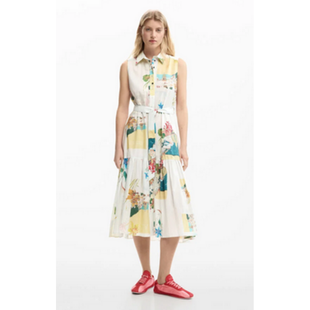 DESIGUAL DESIGUAL 26E ROBE COLLE IMPRIMÉ
