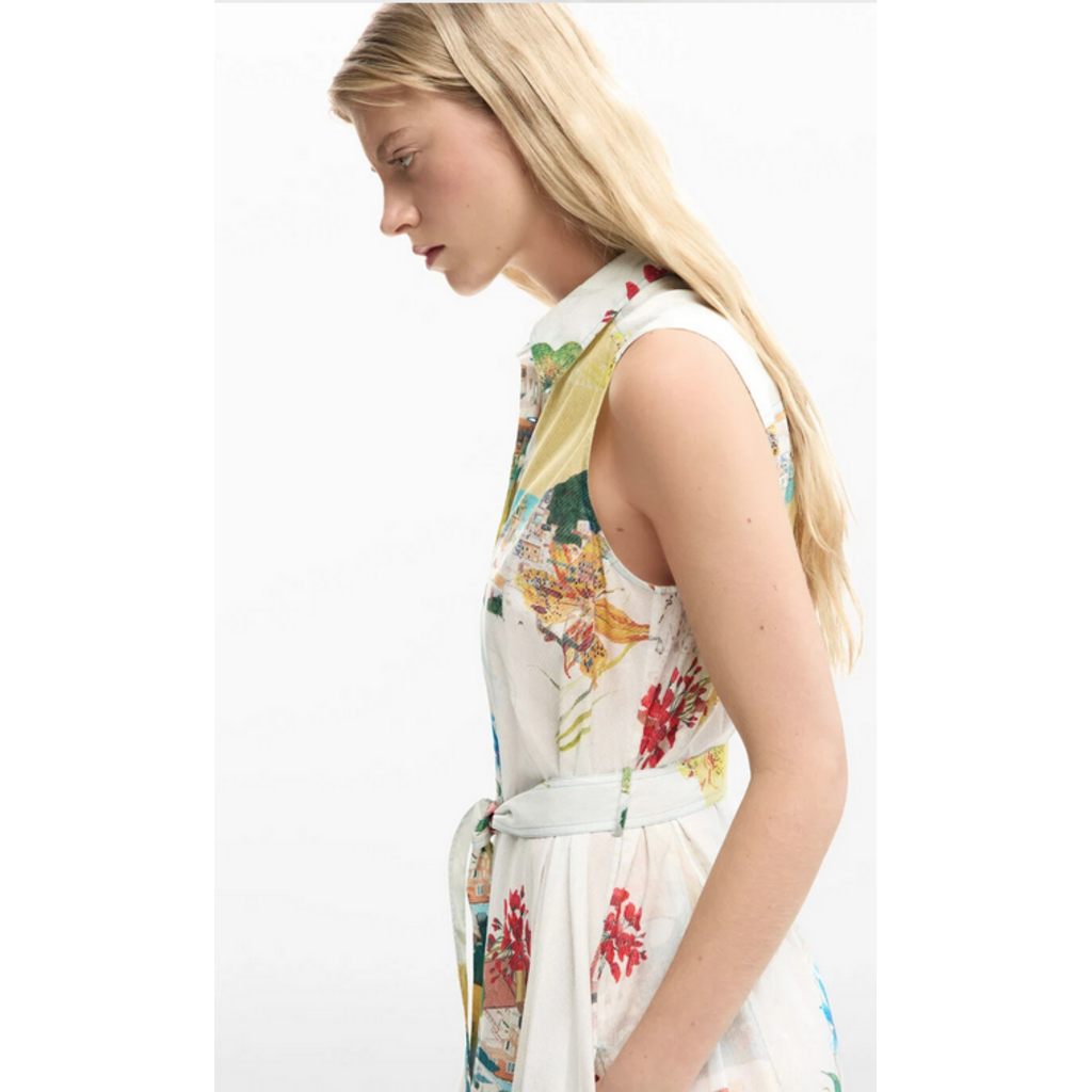 DESIGUAL DESIGUAL 26E ROBE COLLE IMPRIMÉ