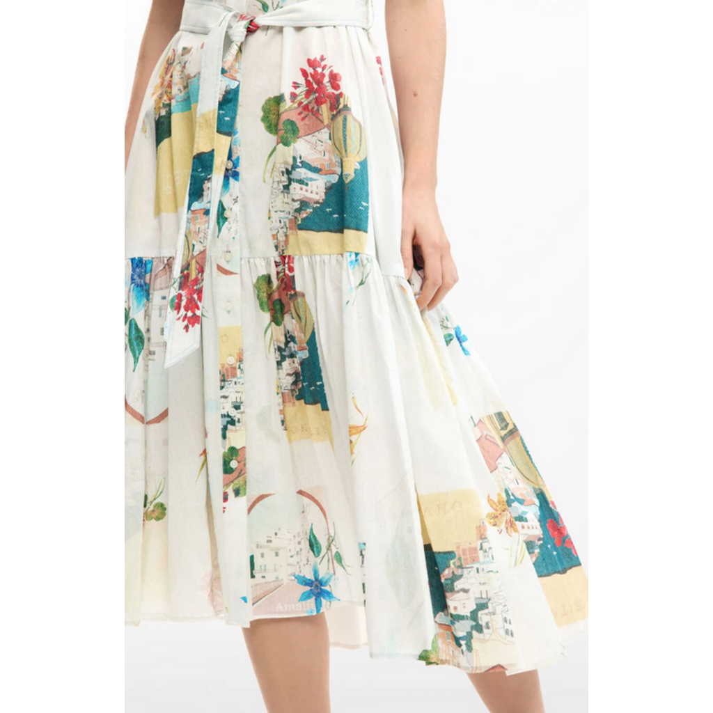 DESIGUAL DESIGUAL 26E ROBE COLLE IMPRIMÉ