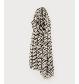 CARACOL CARACOL FOULARD LEGER IMPRIME MINI COEUR 6229/BLK