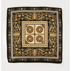 CARACOL CARACOL FOULARD SATINE CARRE MOTIF PAISLEY 6238/BLK