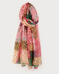 CARACOL CARACOL FOULARD LEGER IMPRIME MOTIF FLORAL 6234/RED