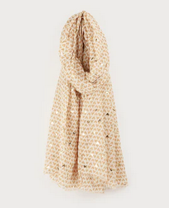 CARACOL CARACOL FOULARD LEGER IMPRIME MINI COEUR 6229/BGE