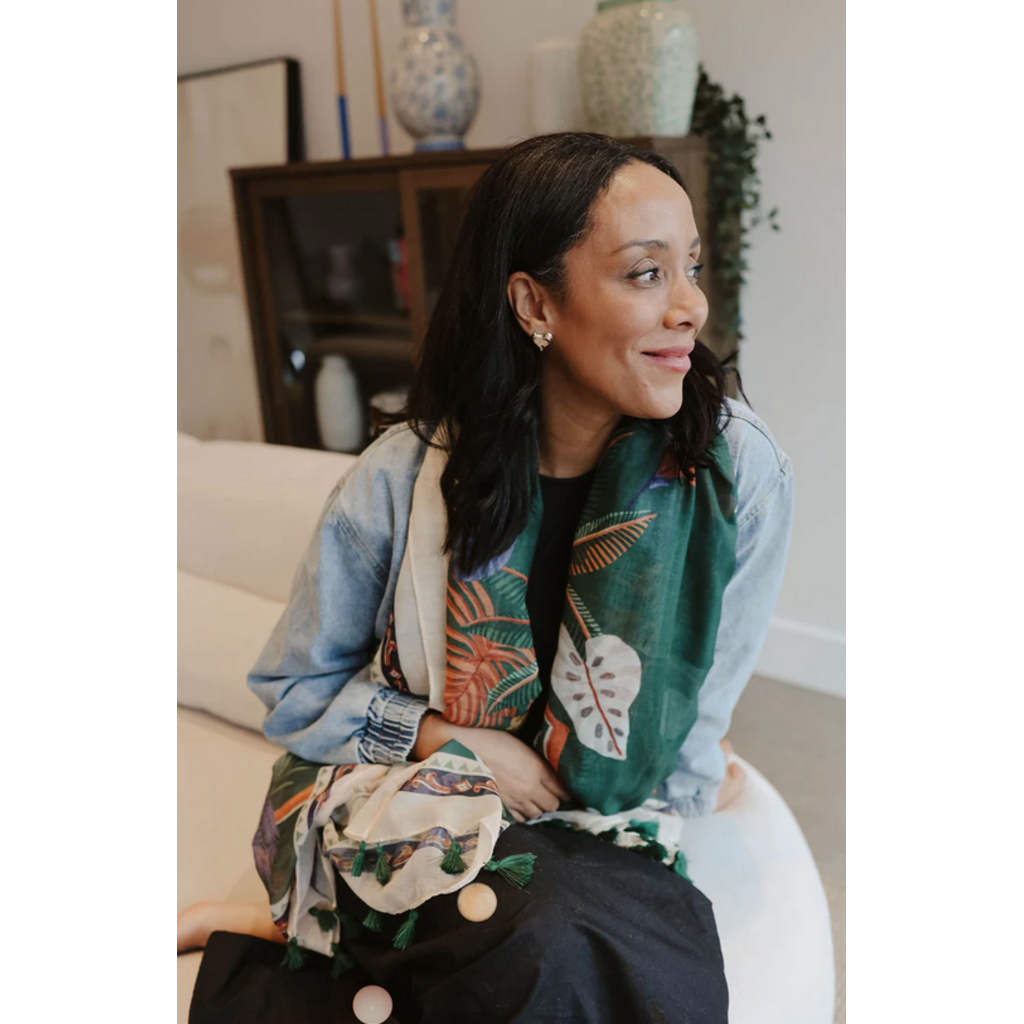 CARACOL CARACOL FOULARD LEGER IMPRIME POIS COLORE 6226/MUL