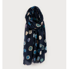 CARACOL CARACOL FOULARD LEGER IMPRIME POIS COLORE 6221/NAV