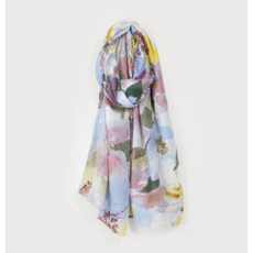 CARACOL CARACOL FOULARD LEGER IMPRIME BOUQUET FLORAL 6199/PUR