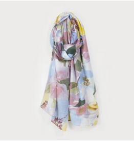 CARACOL CARACOL FOULARD LEGER IMPRIME BOUQUET FLORAL 6199/PUR