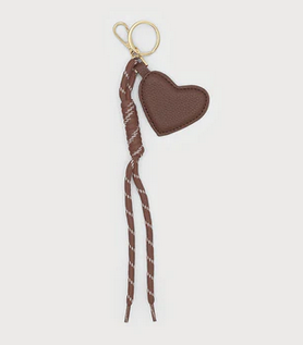 CARACOL CARACOL PORTE CLE COEUR CORDE NAUTIQUE 5069/TAN