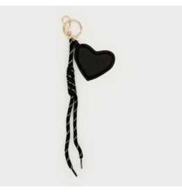 CARACOL CARACOL PORTE CLE COEUR CORDE NAUTIQUE 5069/BLK/G