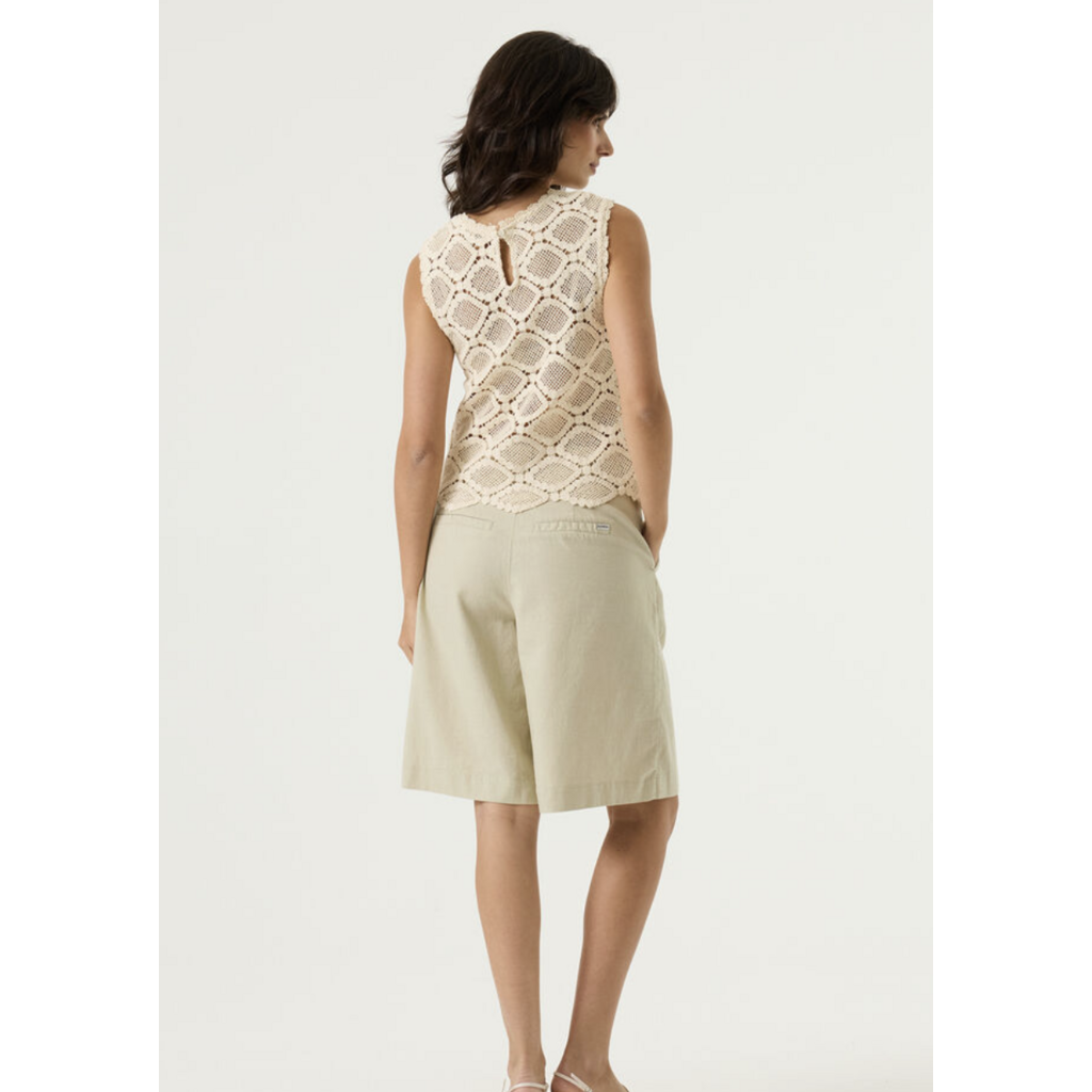 GARCIA GARCIA 26E HAUT CROCHET BEIGE