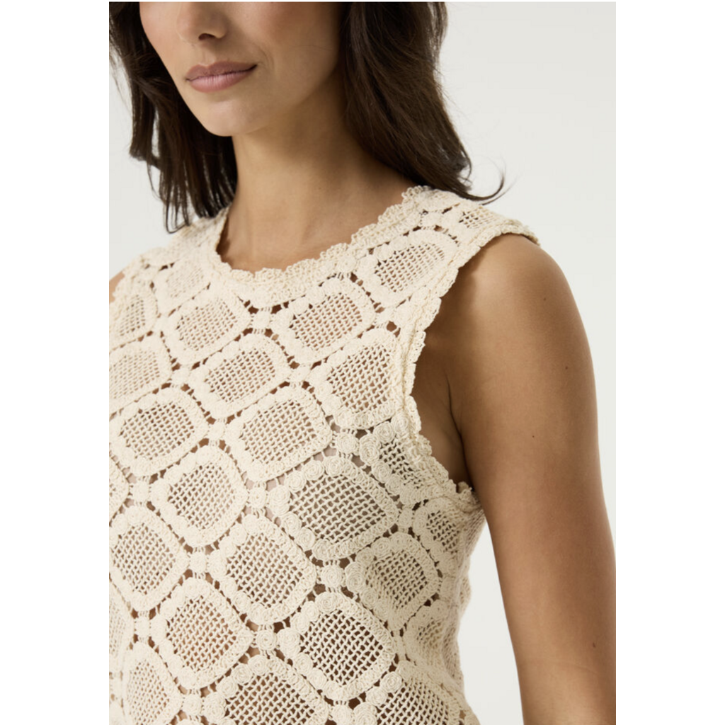 GARCIA GARCIA 26E HAUT CROCHET BEIGE