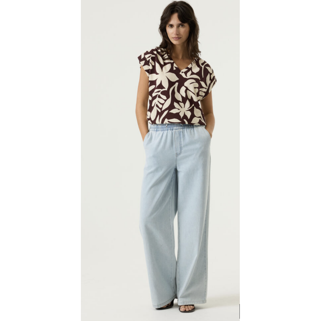 GARCIA GARCIA 26E TSHIRT MOTIFS BRUN