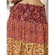 APRICOT APRICOT 26E JUPE PATCHWORK ORANGE