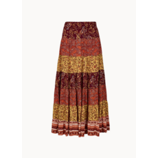 APRICOT APRICOT 26E JUPE PATCHWORK ORANGE