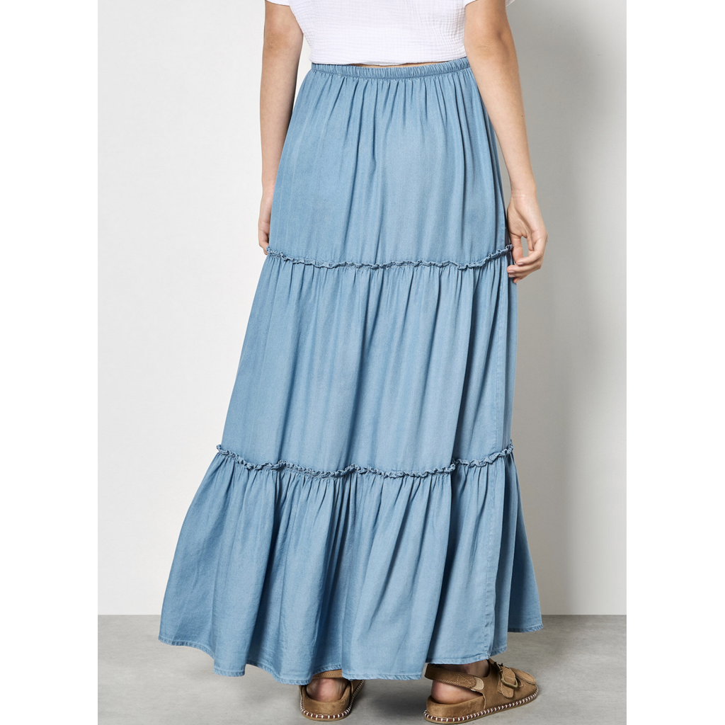 APRICOT APRICOT 26E JUPE DENIM BLUE