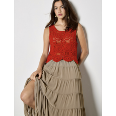 APRICOT APRICOT 26E JUPE AVEC CEINTURE STONE