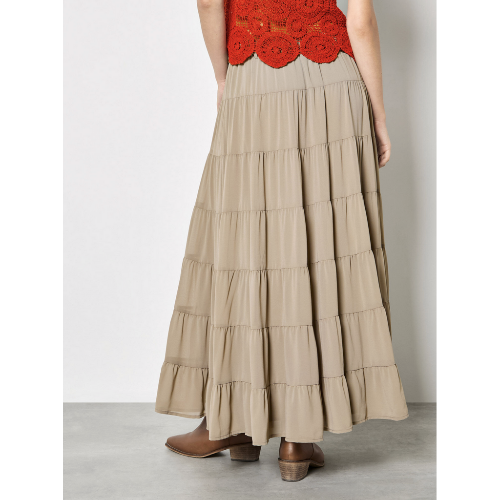 APRICOT APRICOT 26E JUPE AVEC CEINTURE STONE