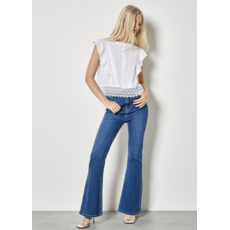 APRICOT APRICOT 26E HAUT LACE TRIM WHITE