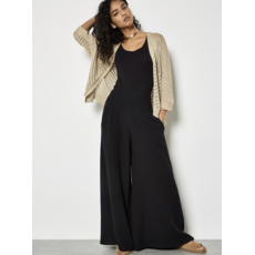 APRICOT APRICOT 26E PANTALON LEGER LARGE NOIR