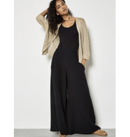 APRICOT APRICOT 26E PANTALON LEGER LARGE NOIR