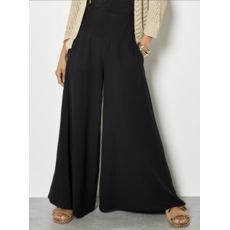 APRICOT APRICOT 26E PANTALON LEGER LARGE NOIR