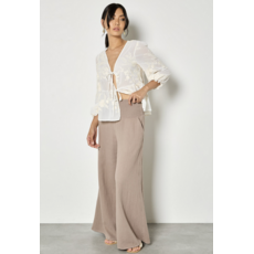 APRICOT APRICOT 26E PANTALON LEGER LARGE BRUN