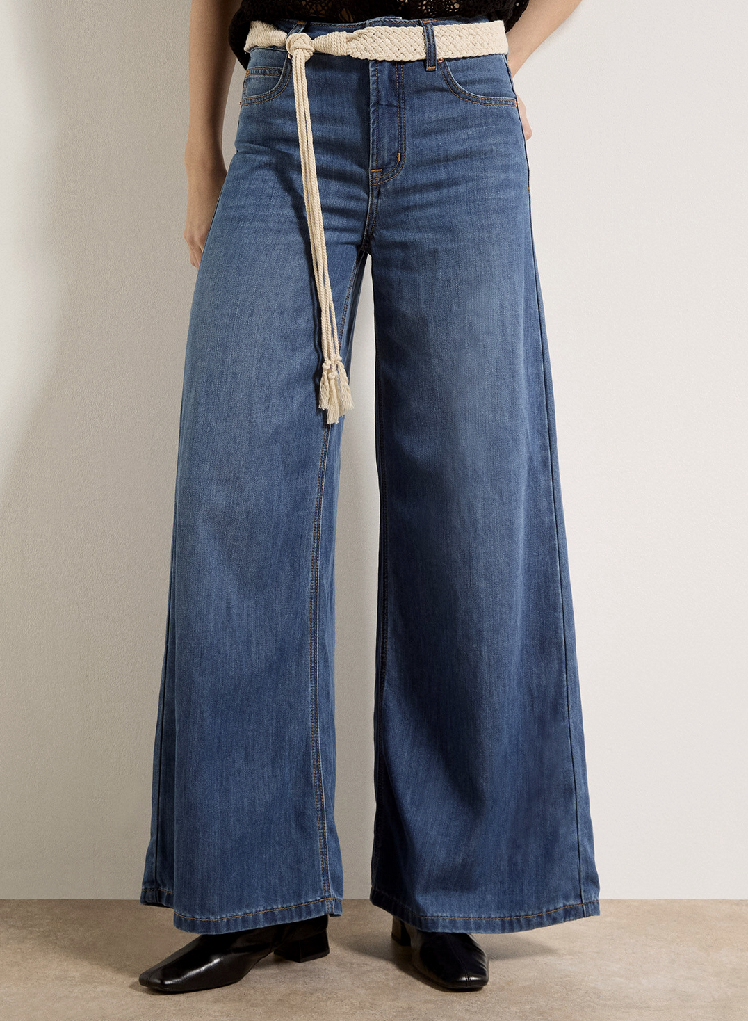 APRICOT APRICOT 26E PANTALON ZANA WIDE LEG PREMIUM BLUE