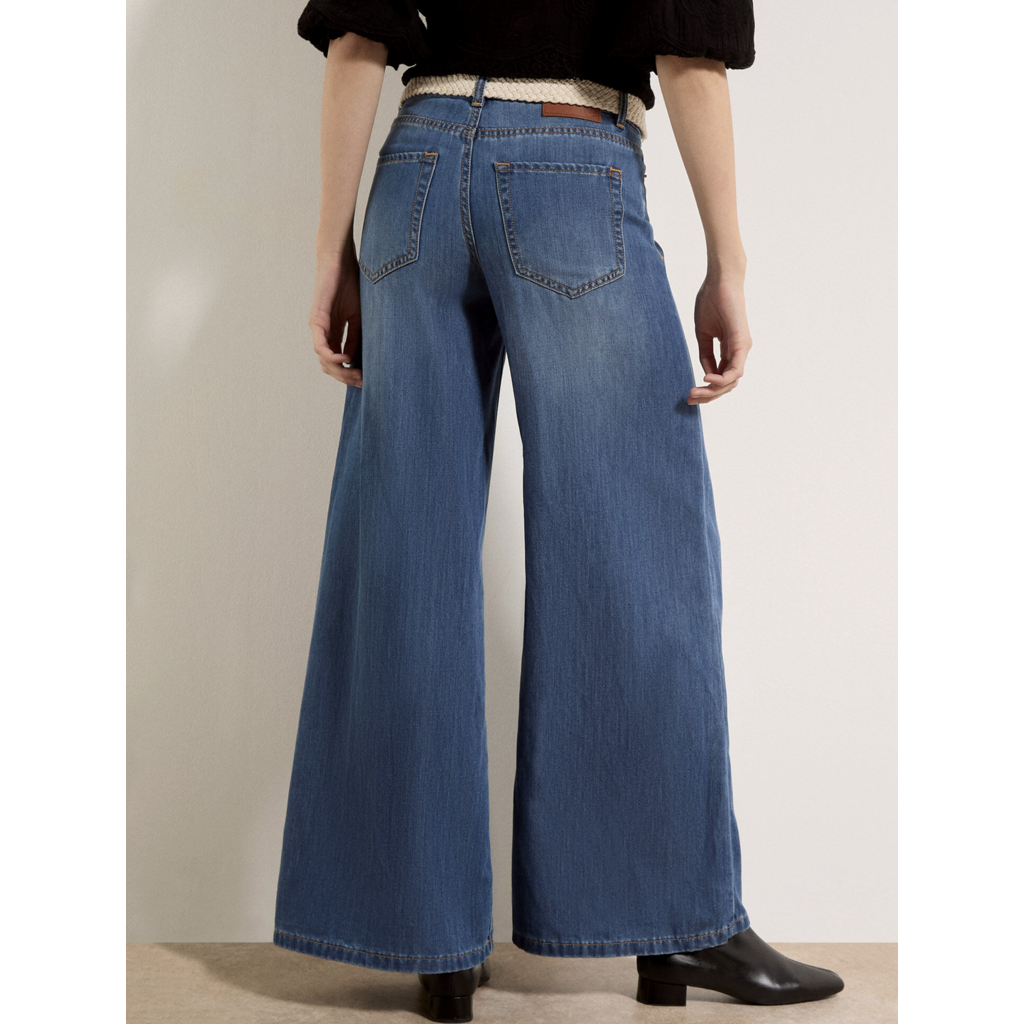 APRICOT APRICOT 26E PANTALON ZANA WIDE LEG PREMIUM BLUE